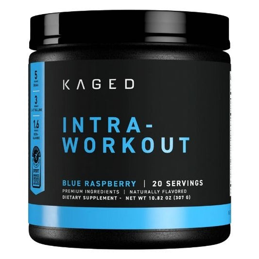 Intra-Workout, Blue Raspberry, 307g, Kaged Muscle