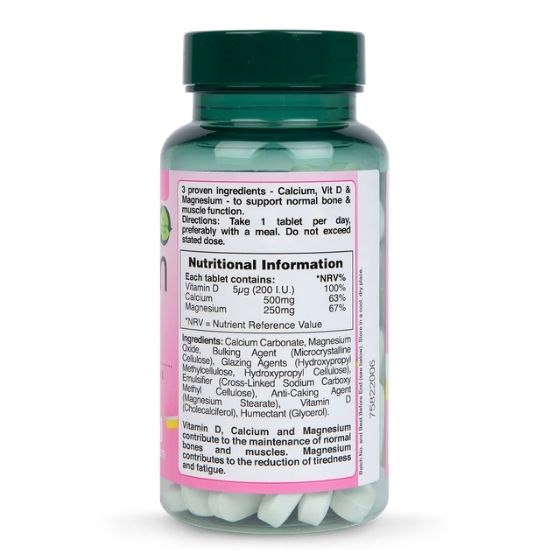 Calcium + Magnesium & Vitamin D, 60 tablets, Holland & Barrett - Vitax.ro