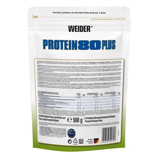 Protein 80 Plus, Pistachio, 500g, Weider | Vitax.ro