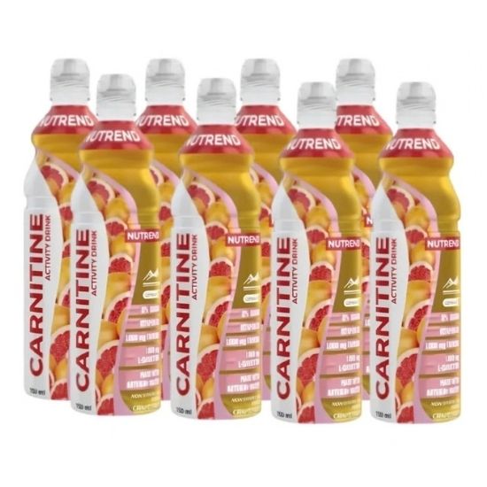 Carnitine Activity Drink, Non Sparkling Fresh Grapefruit, 8 x 750 ml, Nutrend | Vitax.ro