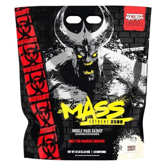 Mutant Mass Extreme 2500, Cookies & Cream, 5450g, Mutant