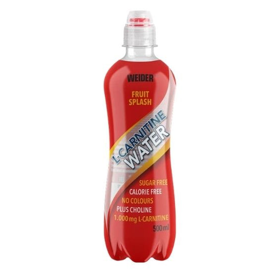 L-Carnitine Water, Fruit Splash, 500 ml, Weider