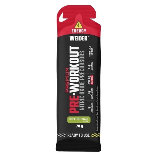 Premium Pre-workout gel, 70g, Weider