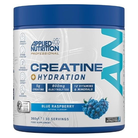 Creatine + Hydration, Blue Raspberry, 360g, Applied Nutrition