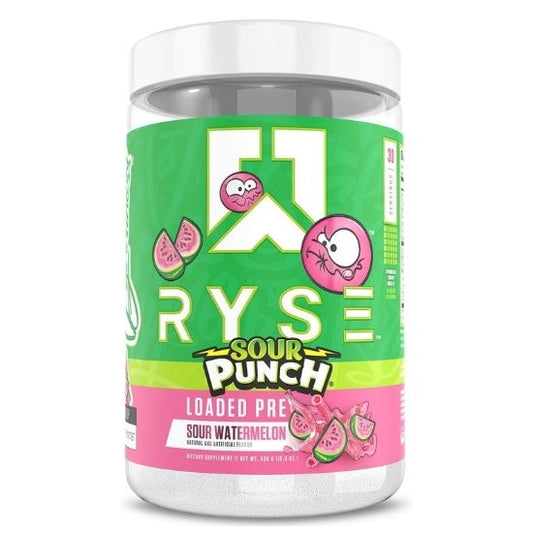 Loaded Pre, Sour Punch Sour Watermelon, 435g, RYSE