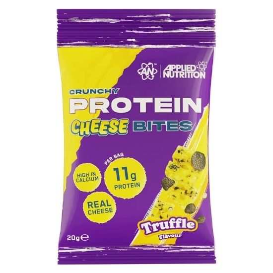 Crunchy Protein Cheese Bites, Truffle, 10 x 20g, Applied Nutrition
