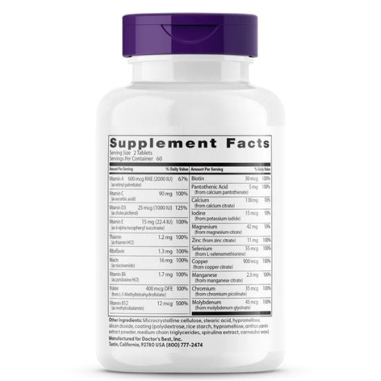 Women's Multi-Vitamin, 120 tabs, Doctor's Best - Vitax.ro