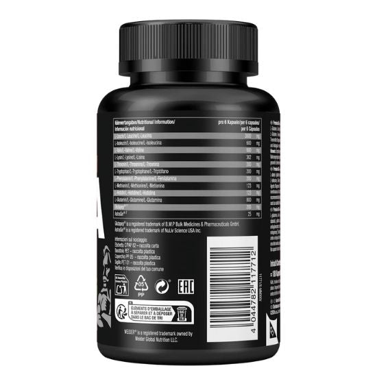 Premium EAA+L-Glutamine Caps, 180 capsule, Weider