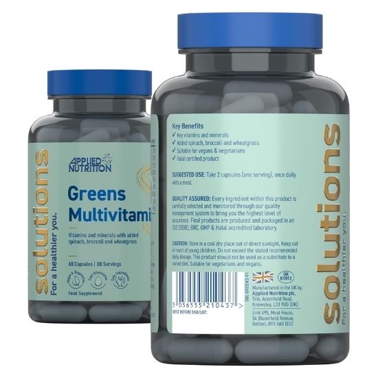 Greens Multivitamin, 60 caps, Applied Nutrition