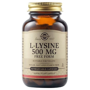 L-Lysine, 500mg, 50 caps, Solgar