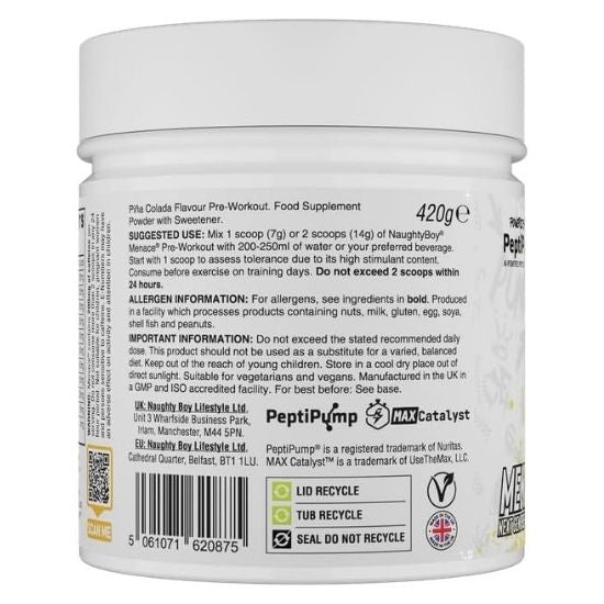 Menace V2, Pina Colada, 420g, Naughty Boy - Vitax.ro