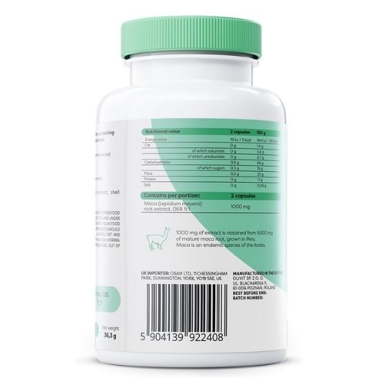Maca, 1000mg, 60 vegan caps, Osavi - Vitax.ro