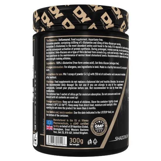 The Glutamine, Unflavoured, 300g, Dorian Yates