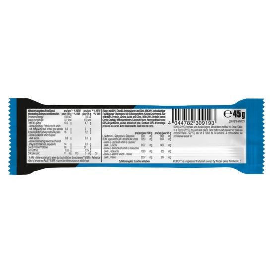 60% Protein Bar, Coconut, 45 g, Weider