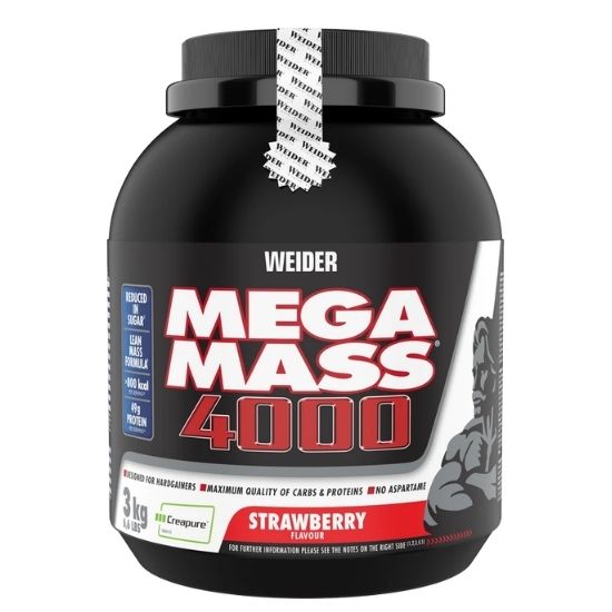 Mega Mass 4000 Strawberry, 3000g, Weider