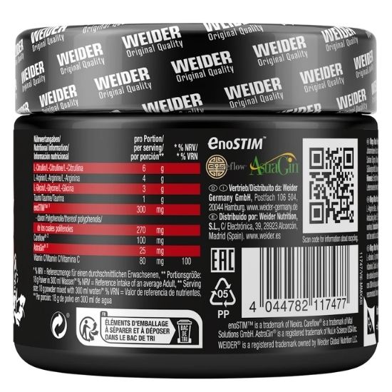 Mega Mass Pump, Blackcurrant, 270g, Weider