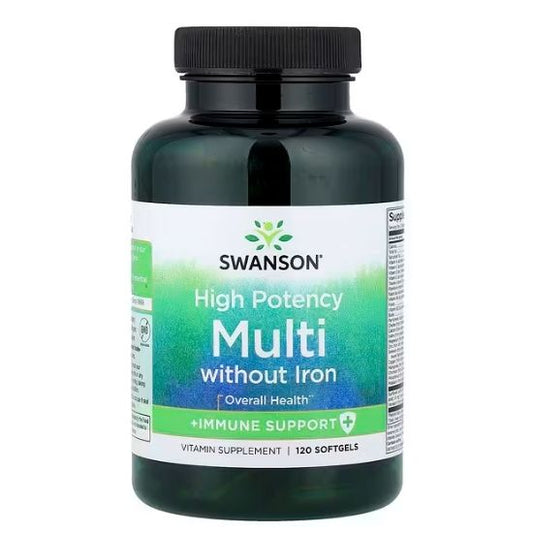 Multi Without Iron, 120 softgels, Swanson - Vitax.ro