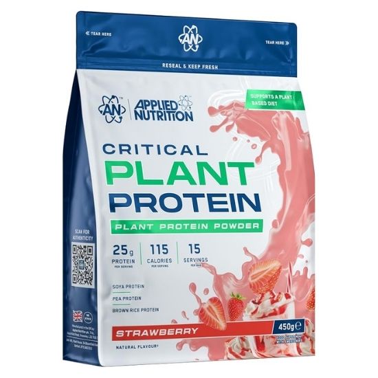 Critical Plant Protein, Strawberry, 450g, Applied Nutrition