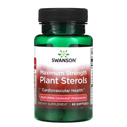 Maximum Strength Plant Sterols CardioAid, 60 caps, Swanson - Vitax.ro