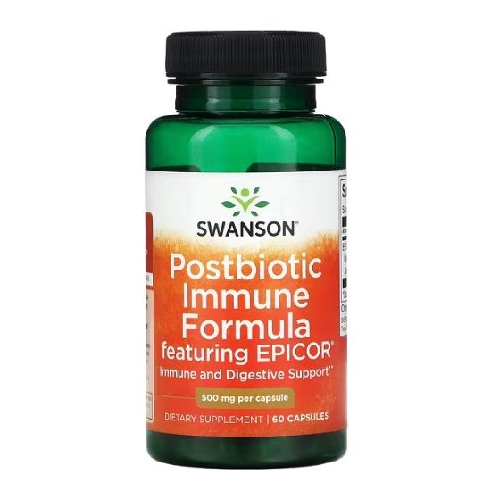 Postbiotic Immune Formula EPICOR, 60 caps, Swanson - Vitax.ro