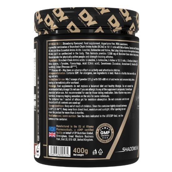 HIT BCAA 10:1:1, Strawberry, 400g, Dorian Yates