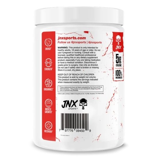The Curse! Creatine, Unflavored, 500g, JNX Sports