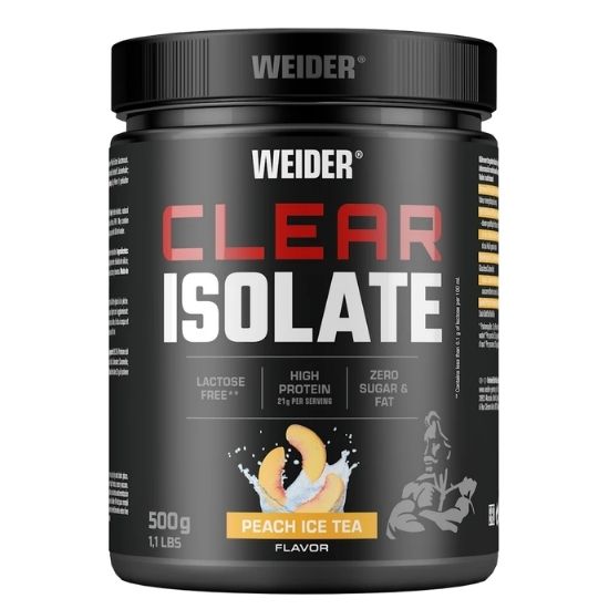 Clear Isolate, Peach Ice Tea, 500g, Weider