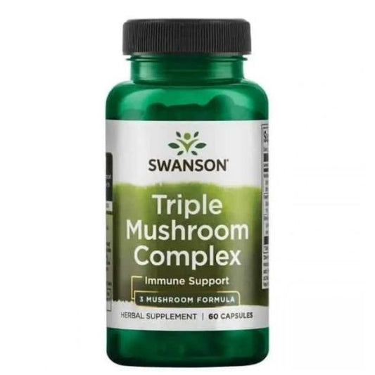Triple Mushroom Standardized Complex, 60 caps, Swanson - Vitax.ro