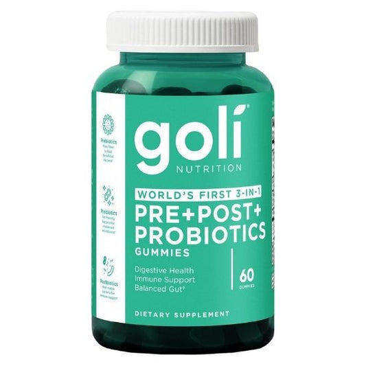 Pre+ Post+ Probiotics, 60 Gummies, Goli Nutrition