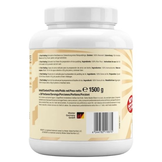 Rice Pudding, 1500g, Weider