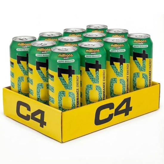 C4 Performance Energy, Millions Apple, 12 x 500 ml, Cellucor