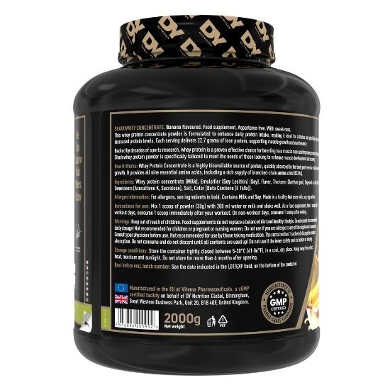 ShadoWhey, Banana, 2000g, Dorian Yates