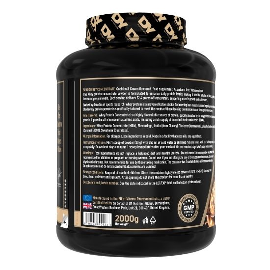 ShadoWhey, Cookies & Cream, 2000g, Dorian Yates