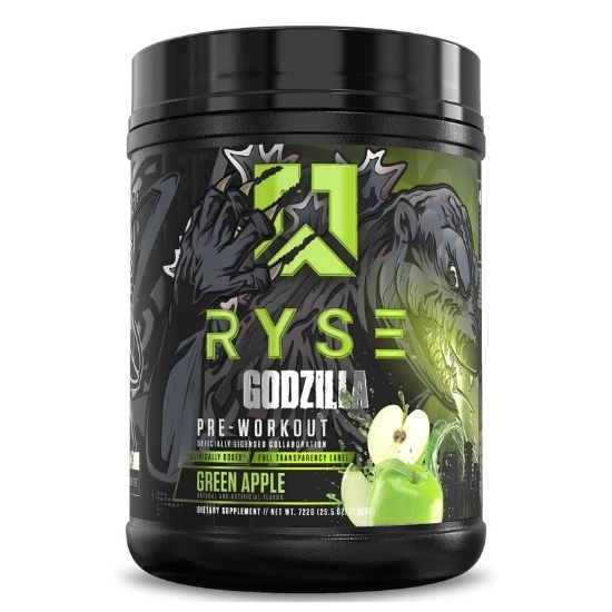 Godzilla Pre-Workout, Green Apple, 852g, RYSE