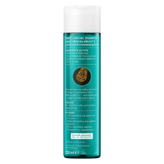 DMG Clinical Shampoo - Șampon împotriva căderii părului, 250 ml, Plantur | Vitax.ro