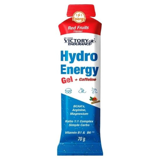 Hydro Energy Gel + Caffeine, Red Fruits, 70g, Weider