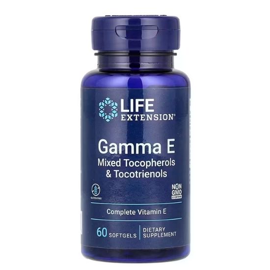 Gamma E Mixed Tocopherols & Tocotrienols, 60 softgels, Life Extension - Vitax.ro