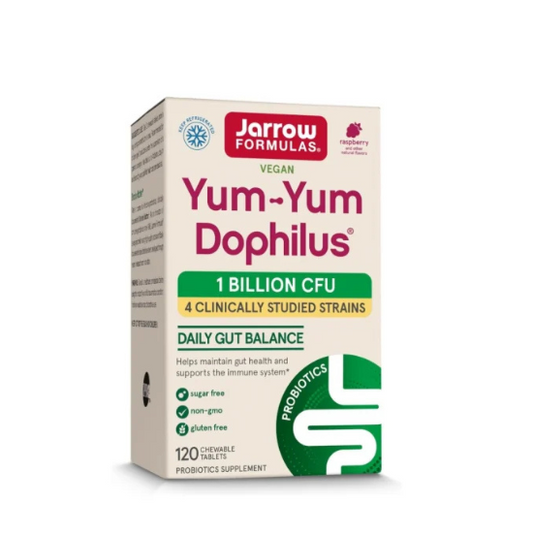 Yum-Yum Dophilus, 1 Billion, 120 chewable tabs, Jarrow Formulas - Vitax.ro
