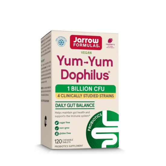 Yum-Yum Dophilus, 1 Billion, 120 chewable tabs, Jarrow Formulas - Vitax.ro