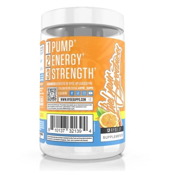 Loaded Pre, Sunny D Tangy Original, 420g, RYSE