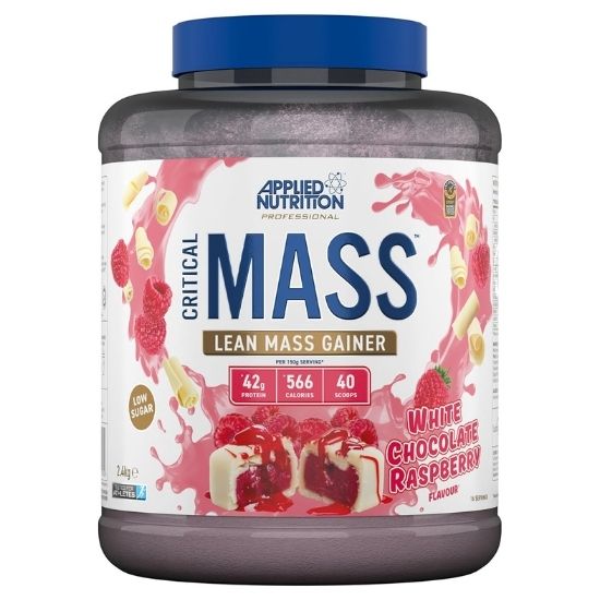 Critical Mass - Professional, White Chocolate Raspberry 2400g, Applied Nutrition - Vitax.ro
