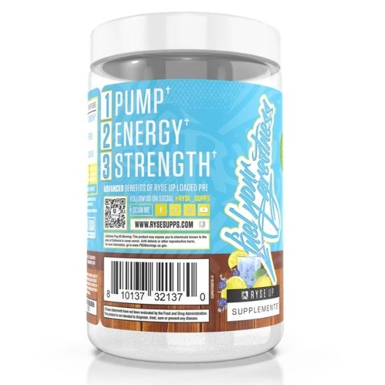Loaded Pre, Country Time Blueberry Lemonade, 441g, RYSE