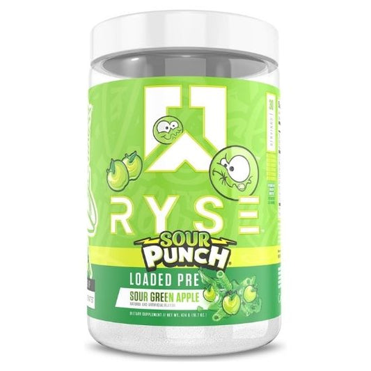 Loaded Pre, Sour Green Apple, 474g, RYSE
