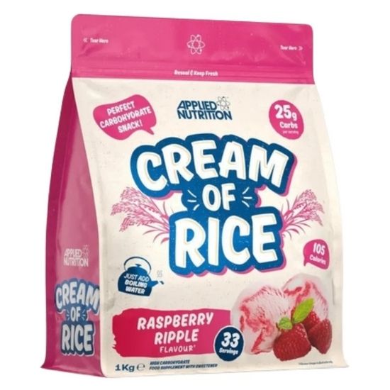 Cream of Rice, Raspberry Ripple, 1000g, Applied Nutrition