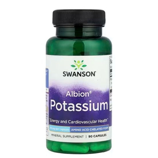 Albion Potassium, 99mg, 90 caps, Swanson - Vitax.ro