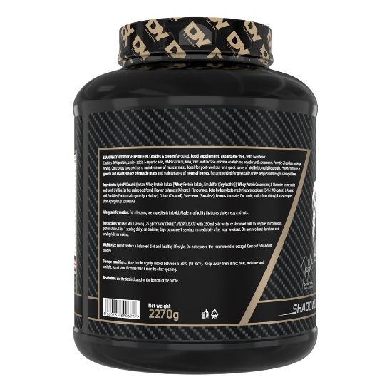 Shadowhey Hydrolysate, Cookies & Cream, 2270g, Dorian Yates