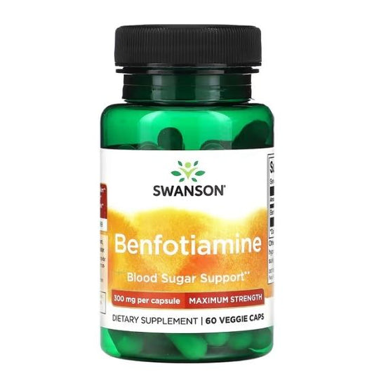Benfotiamine, 300mg, 60 vcaps, Swanson - Vitax.ro