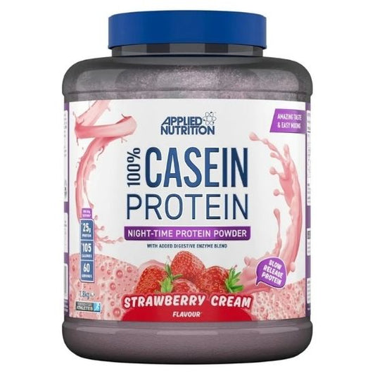 100% Casein Protein, Strawberry Cream, 1800g, Applied Nutrition