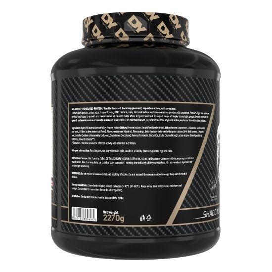 Shadowhey Hydrolysate, Vanilla, 2270g, Dorian Yates | Vitax.ro