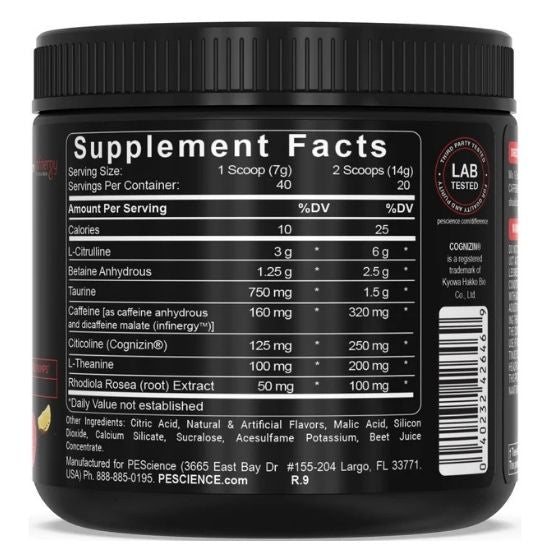 Prolific, Raspberry Lemonade, 280g, PEScience | Vitax.ro